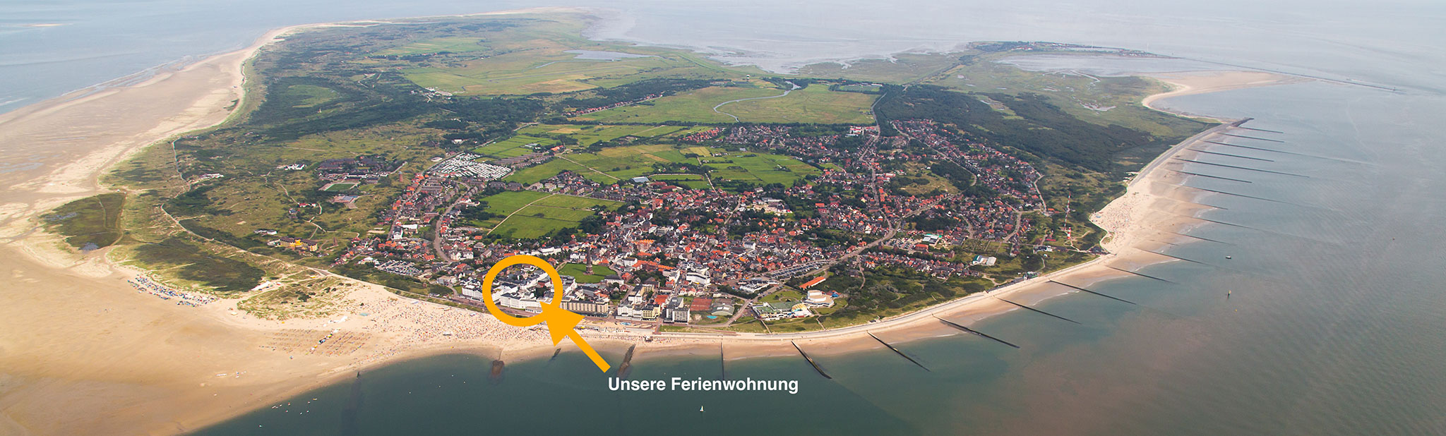 Willkommen zu unserer Ferienwohnung Meeresbrise auf der schönen Insel Borkum<br />
